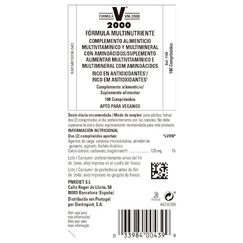 180-count bottle and serving information highlighted.
