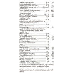 VM-2000 label highlights zinc and vitamins C and E for antioxidant support.