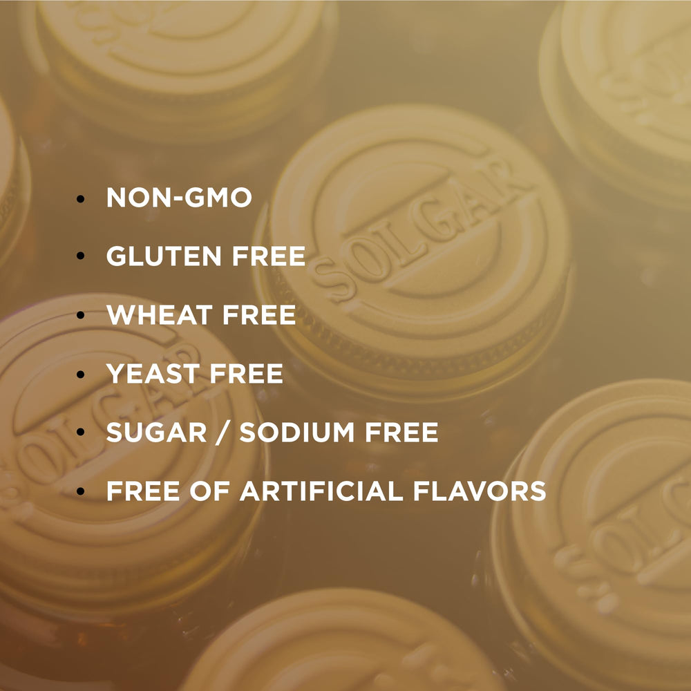 Solgar VM-75 kosher certification mark, aligns with kosher dietary practices