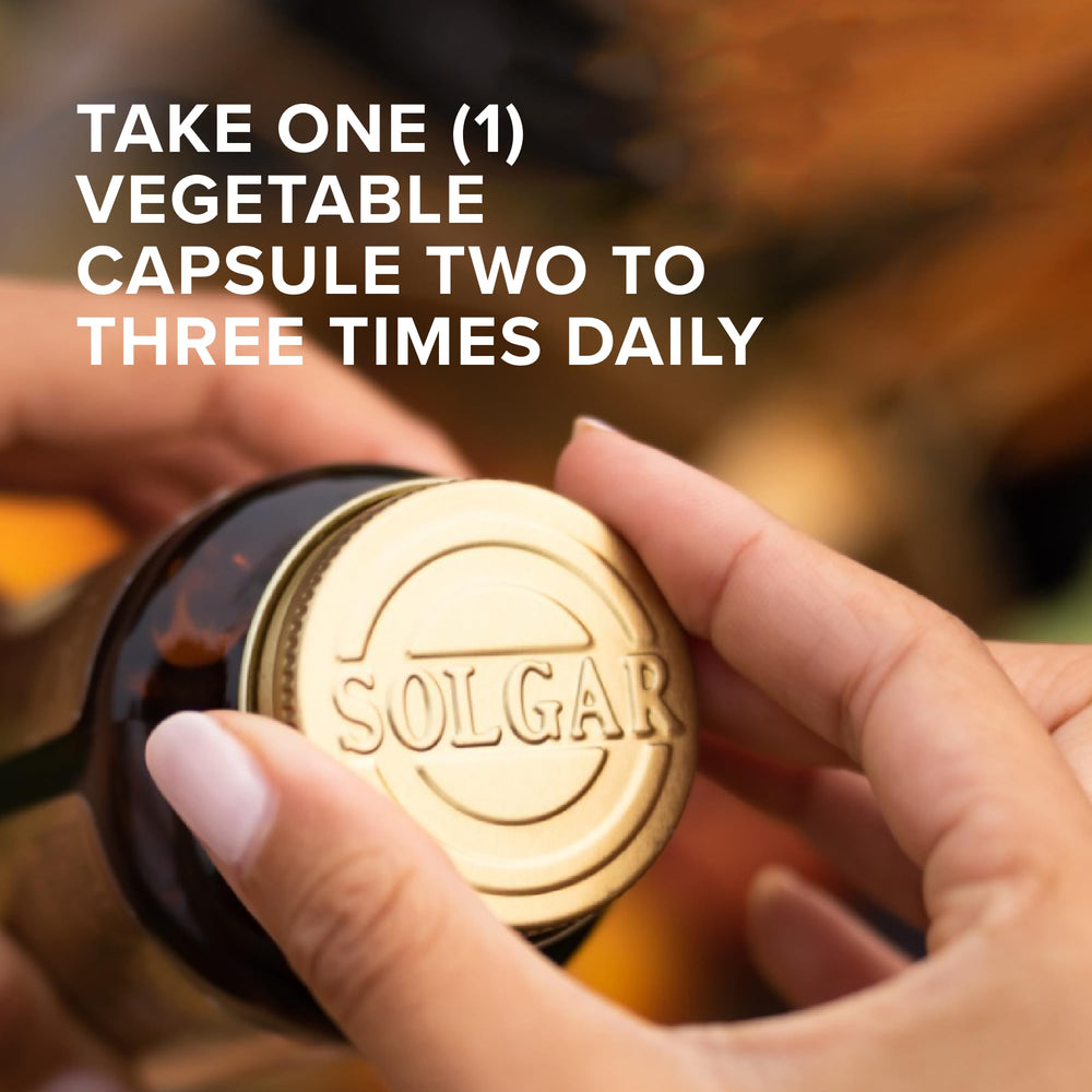 Detail of the Solgar Inositol 500 mg label showing gluten-free and vegan certification.