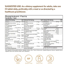 Solgar Iron-Free VM-75 bottle label highlights chelated minerals for daily nutrition.