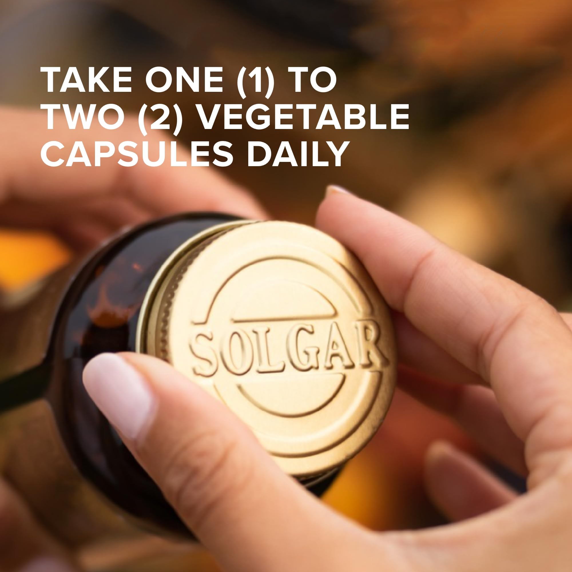 Close-up of Solgar L-Lysine 500 mg capsules illustrating absorption-friendly form