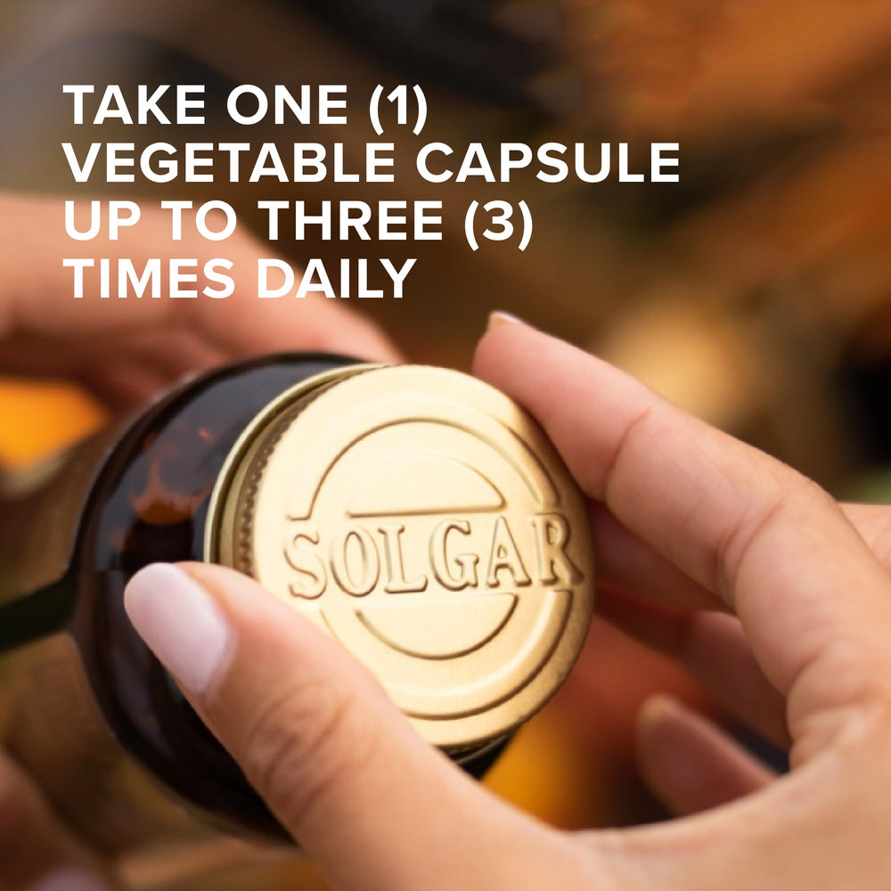 Solgar Milk Thistle label nutrition facts emphasize dairy-free and gluten-free features.