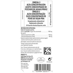 Solgar Omega-3 700 mg nutrition label close-up showing potency