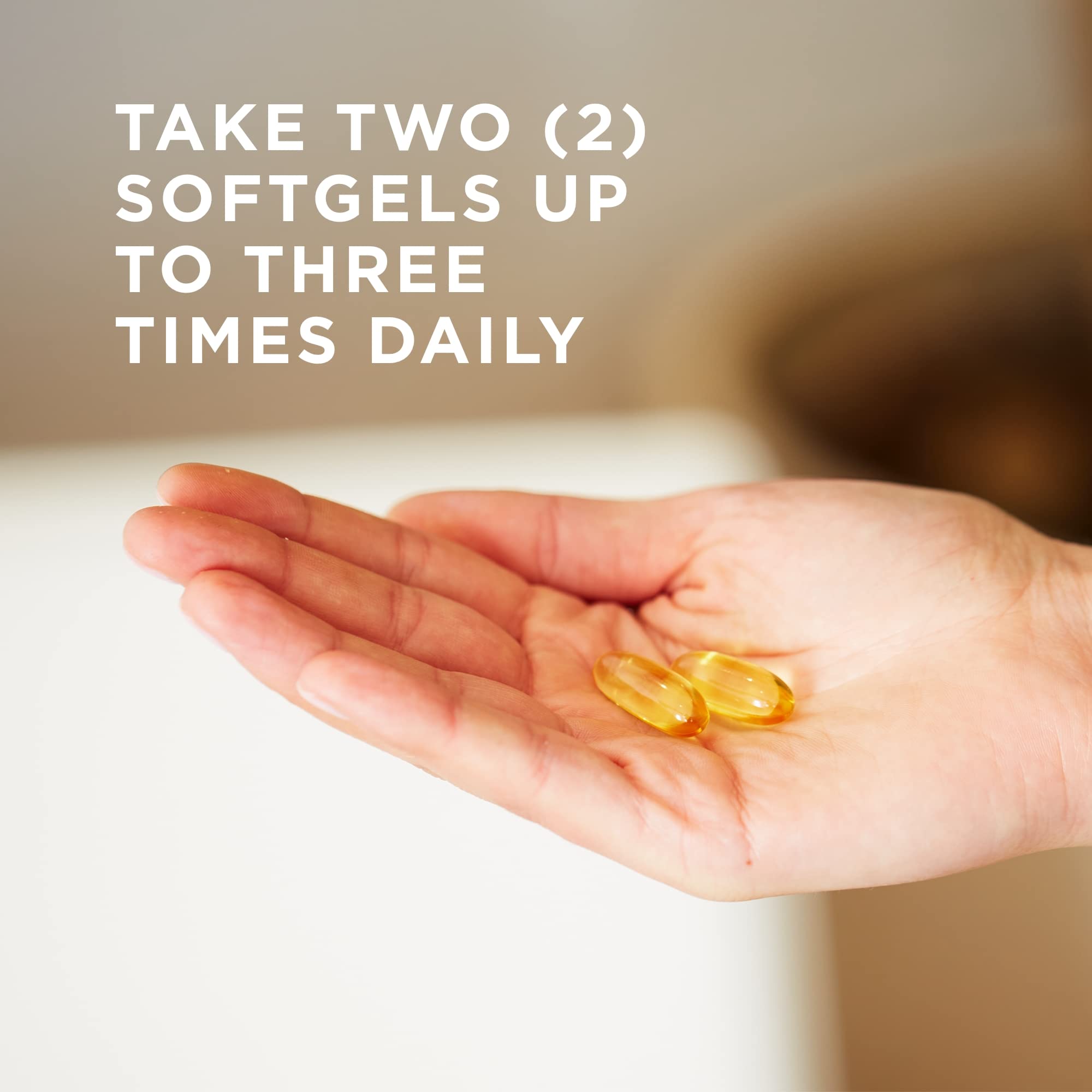 Solgar Omega 3 Fish Oil label close-up with product details.