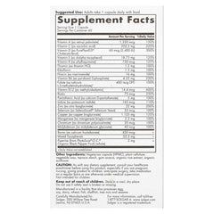 Solgar One Daily Men 50+ capsules highlighting vegan daily nutrition