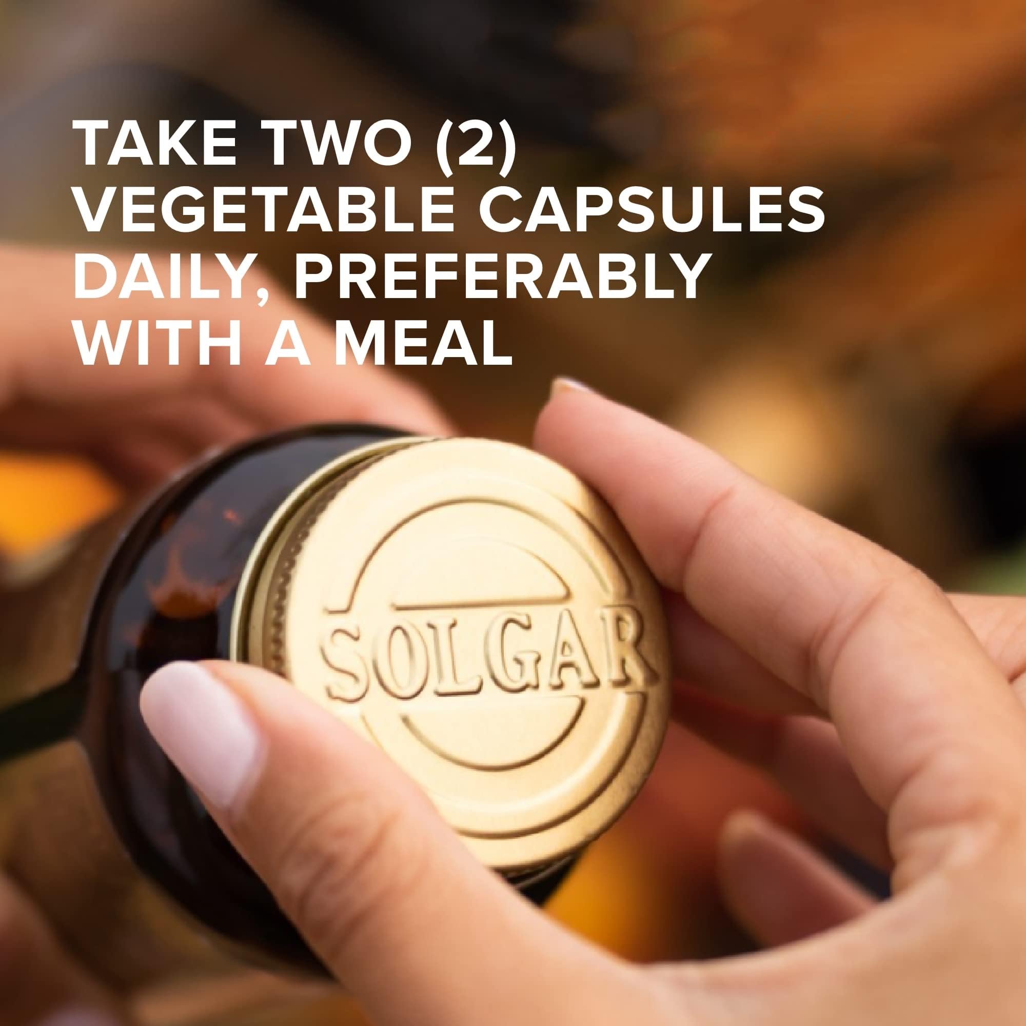 Solgar Quercetin Complex label highlighting Ester-C Plus and botanical blend.