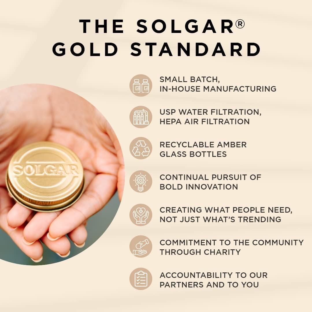 Solgar gluten-free claim on packaging for sensitive diets
