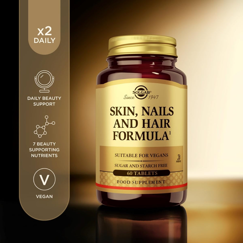 Solgar label close-up showing zinc and vitamin C content for daily nutrition