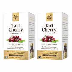 Solgar Tart Cherry 1000 mg bottle showing antioxidant-rich daily wellness capsules