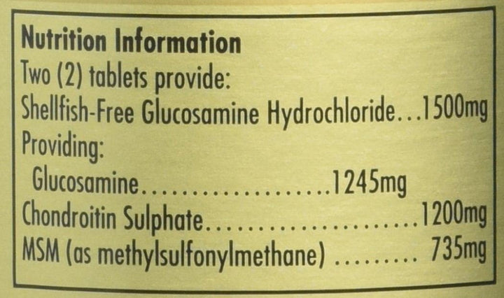 Solgar packaging close-up emphasizes natural sulfur MSM support