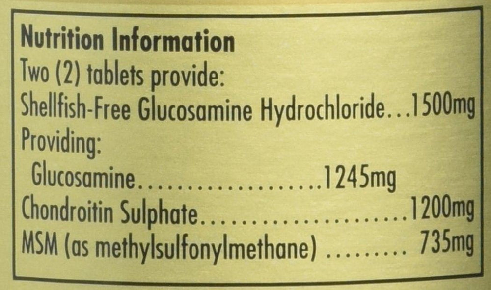 Solgar packaging close-up emphasizes natural sulfur MSM support