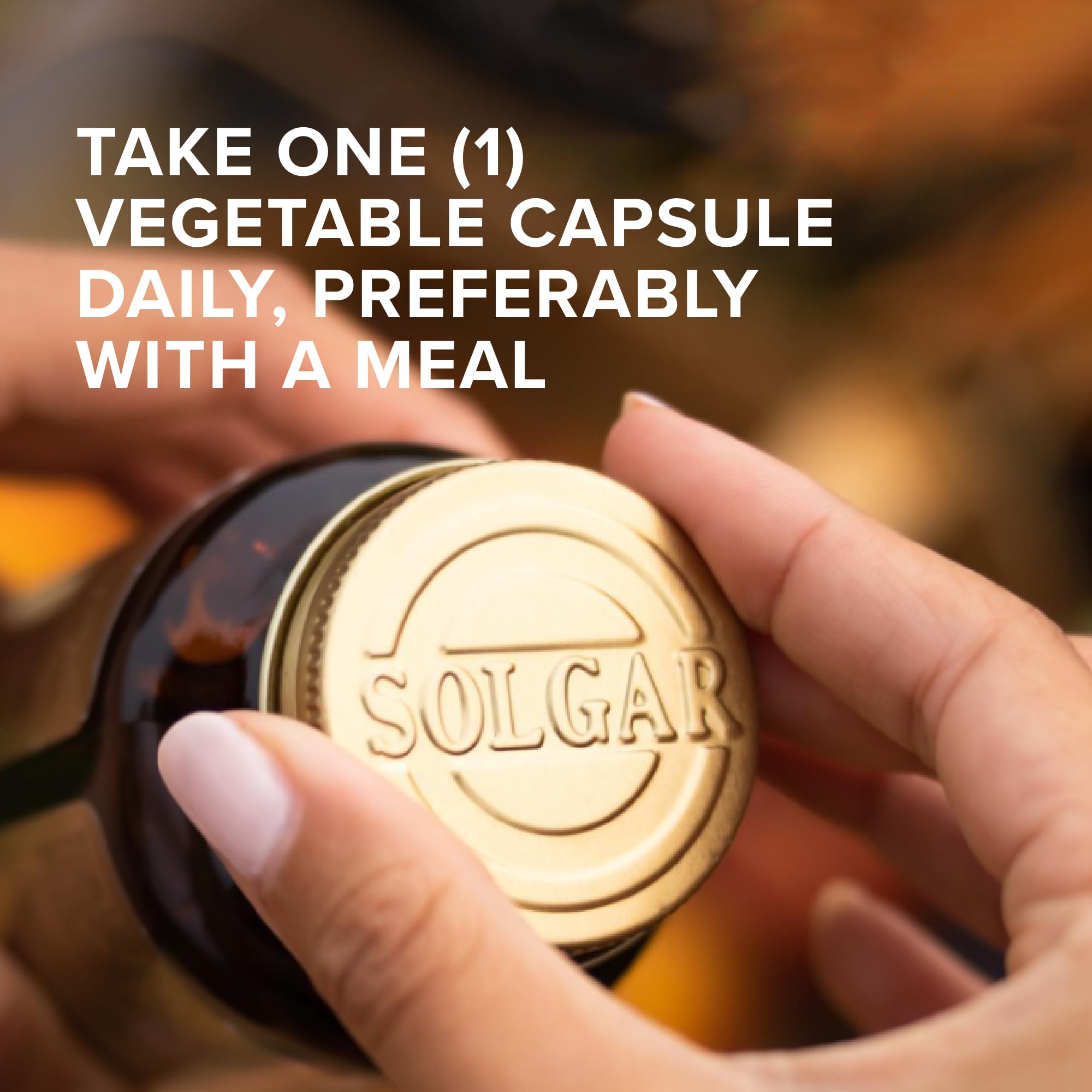 Solgar Vitamin D3 label detail emphasizes content and potency.