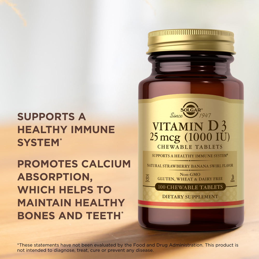 Solgar Vitamin D3 badge icons for non-GMO and kosher certified