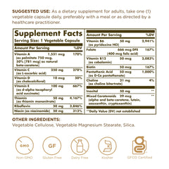 Solgar Vitamins Only 90 Veggie Caps capsules closeup, easy-to-swallow veggie cap.