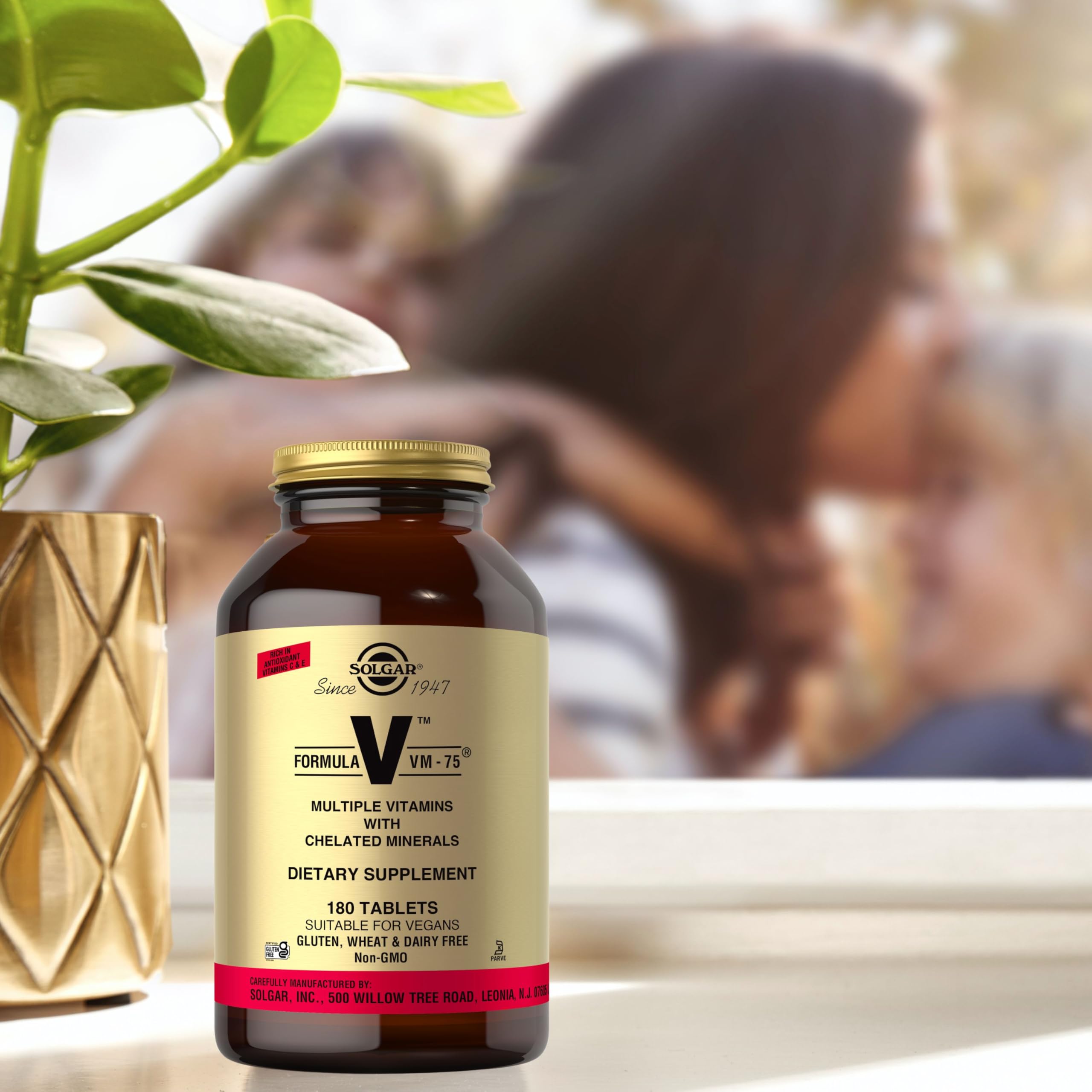 Solgar VM-75 gluten and dairy free formula icon.
