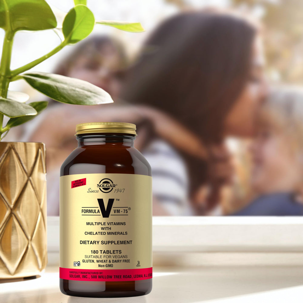 Solgar VM-75 gluten and dairy free formula icon.