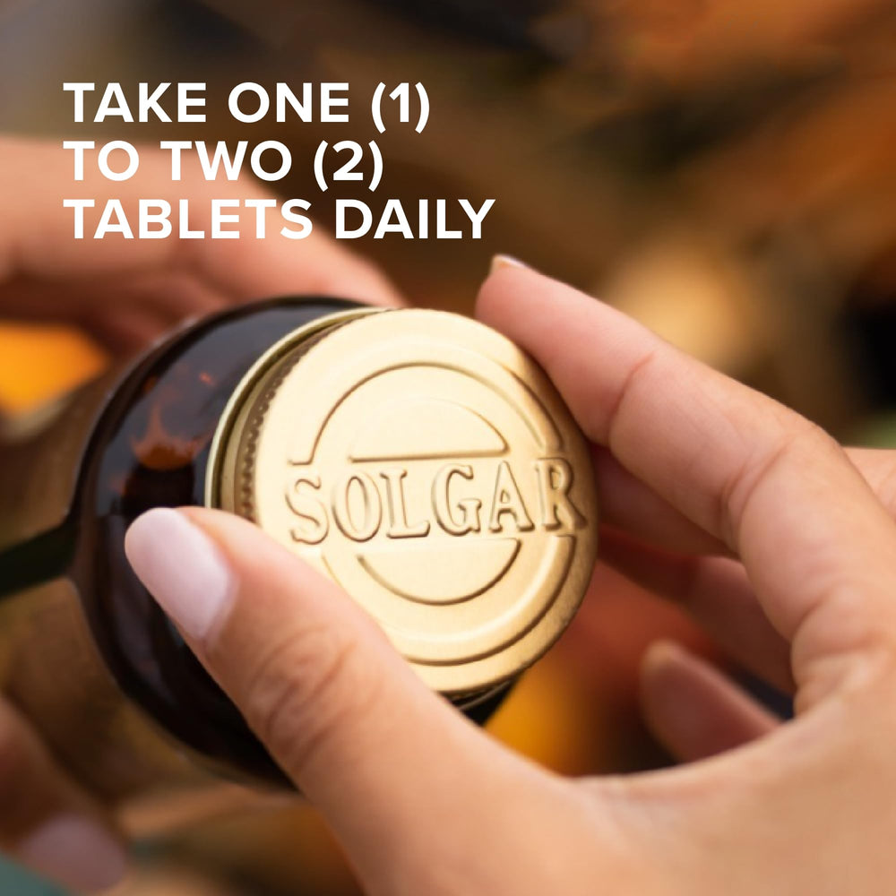 Solgar Yeast-Free Selenium label closeup highlighting L-selenomethionine.