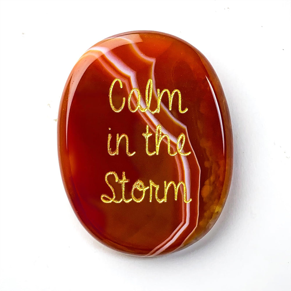 SOLICIEL Agate recharged by sun or moonlight to renew calming energy