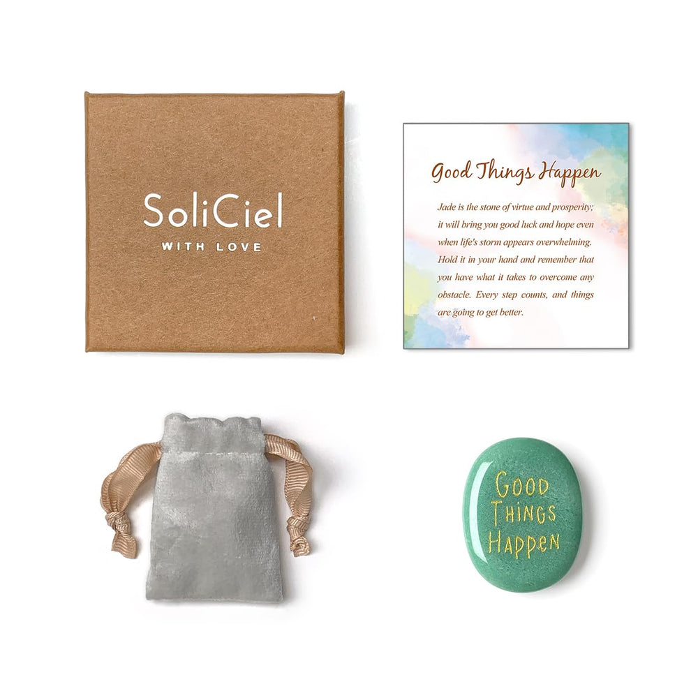SOLICIEL Lucky Jade crystal packaging highlights ready-to-gift presentation