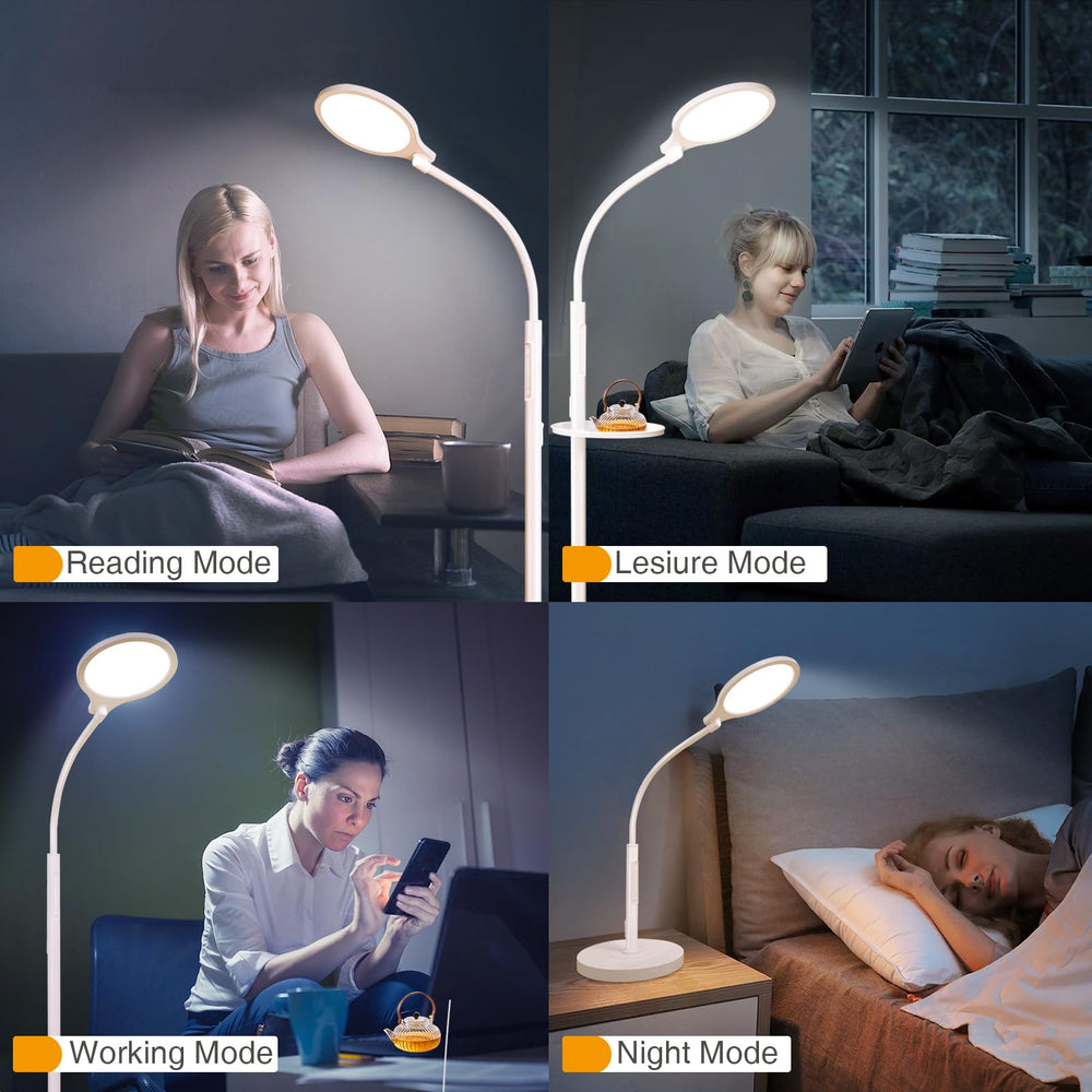 Memory function recalls last brightness and color settings.