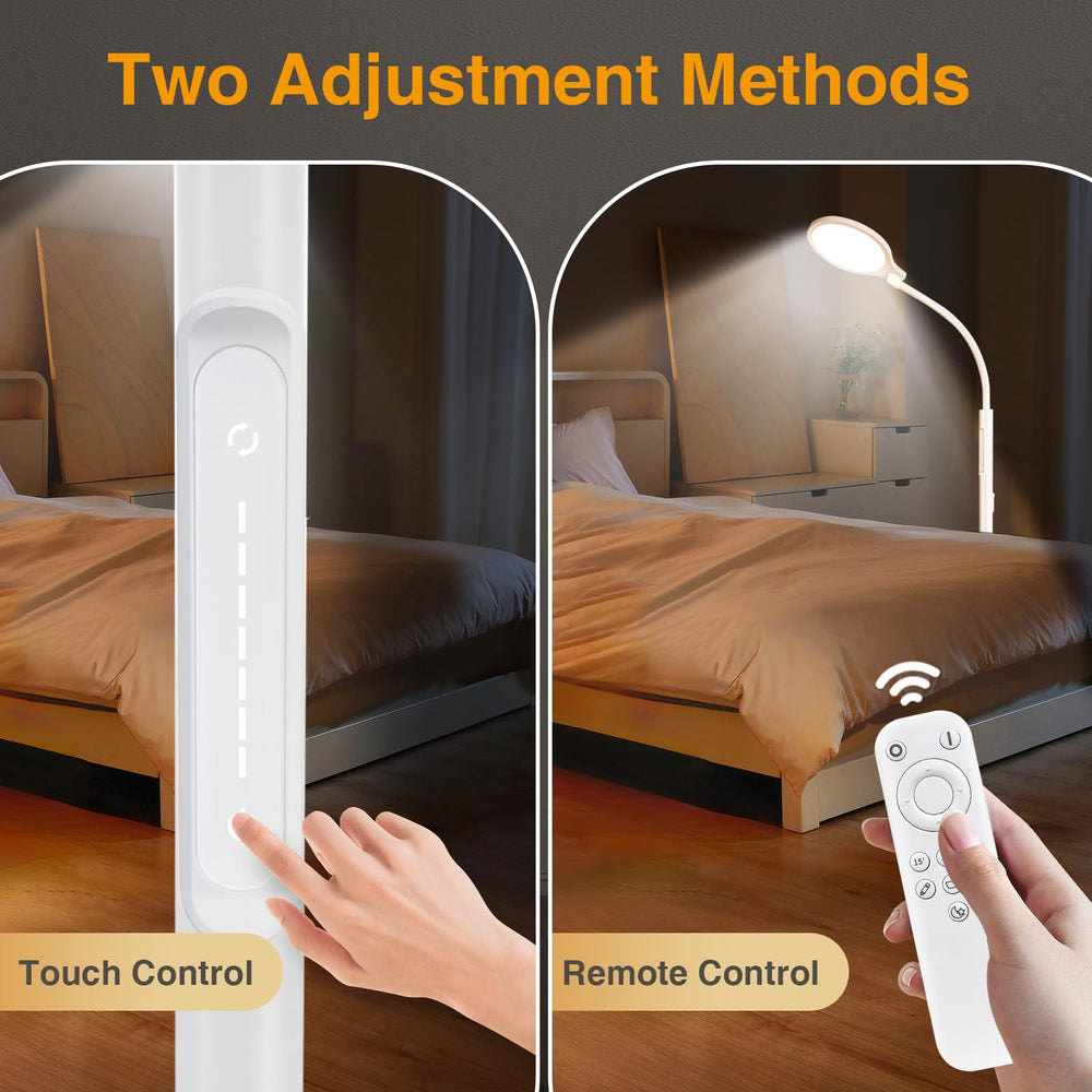 Swan-neck enables 360-degree direction for versatile placement.