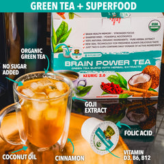 Sollo Brain Power cup showing cinnamon-spice aroma and warm flavor