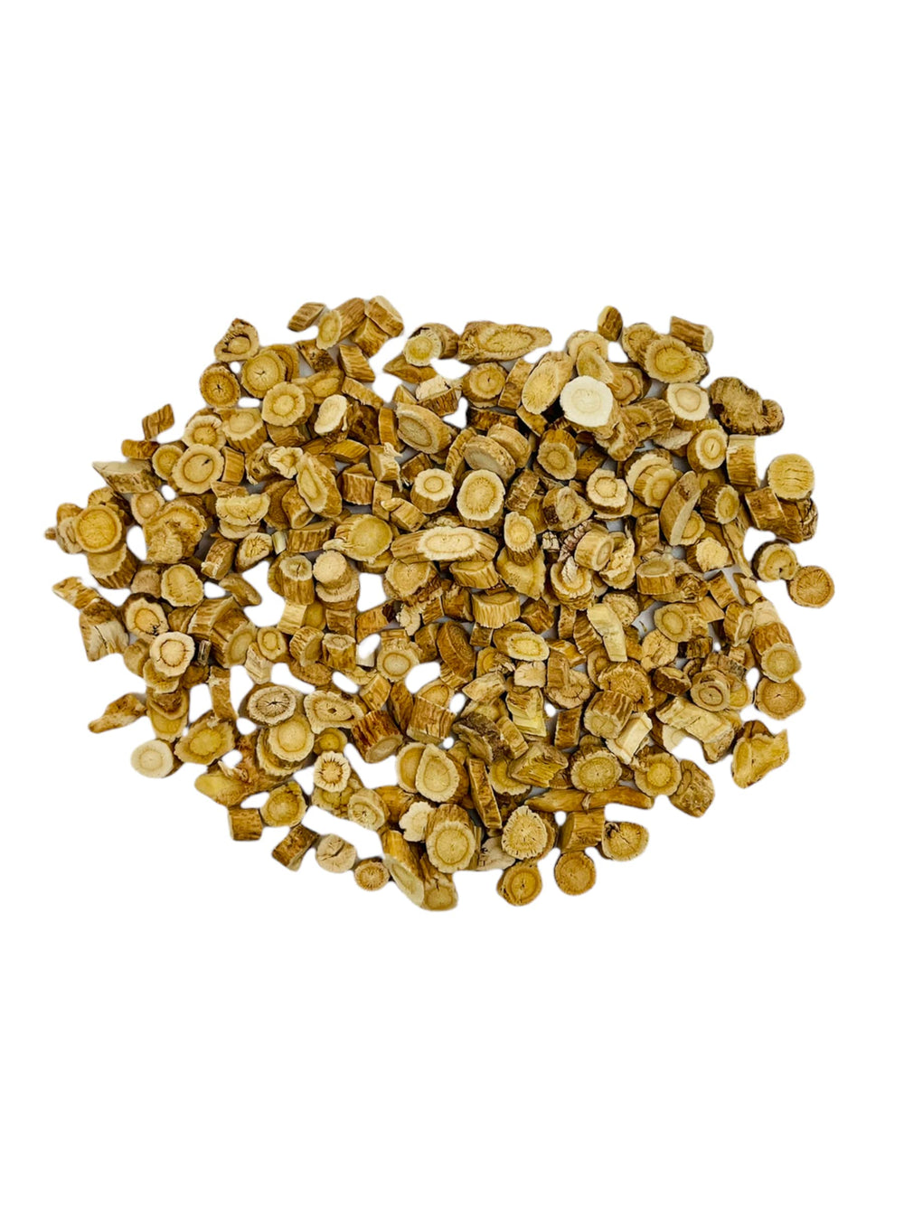Solo Therapy astragalus root in resealable bag packaging for convenient storage.