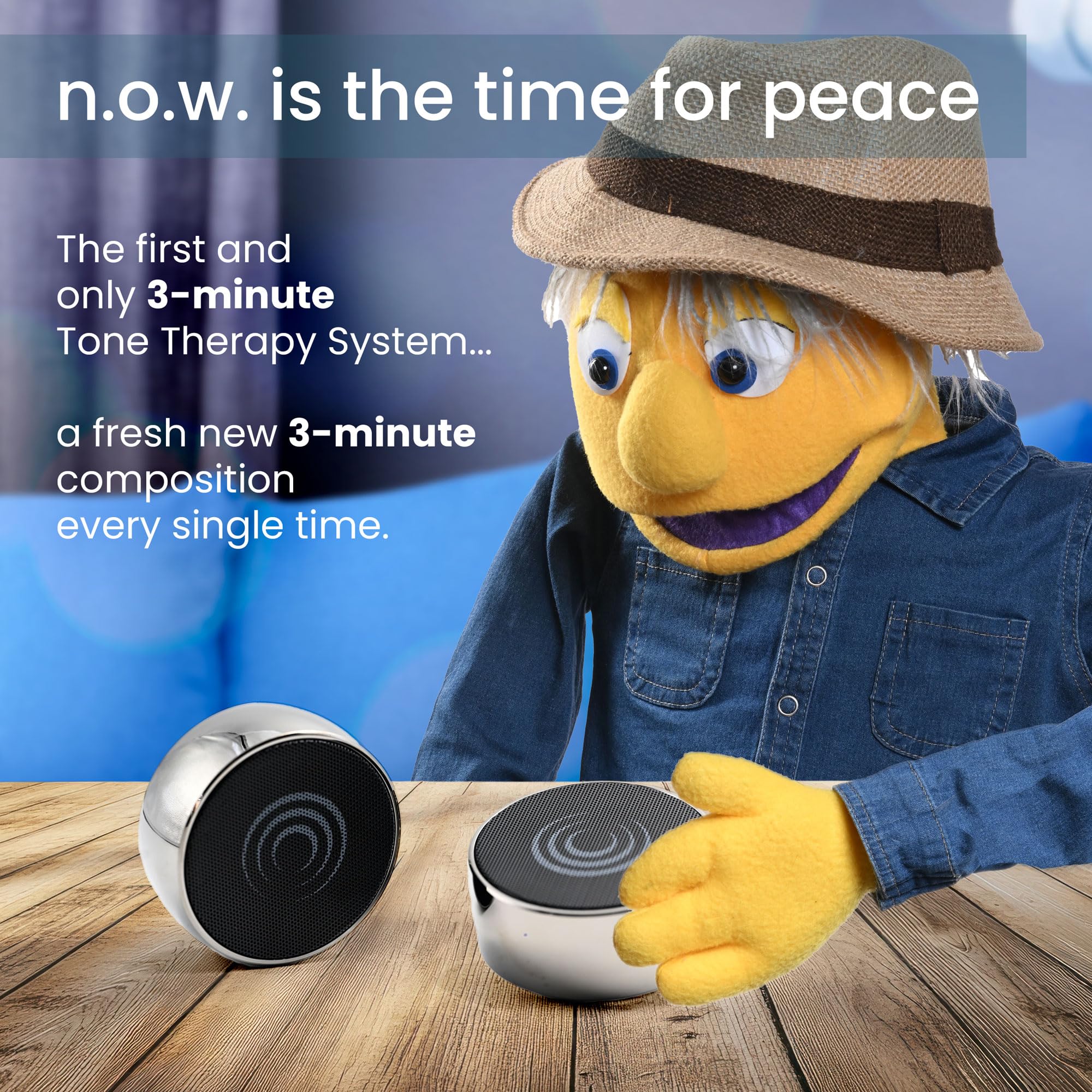 Solu n.o.w. Tone Therapy analog tones shown with warm harmonic detail.