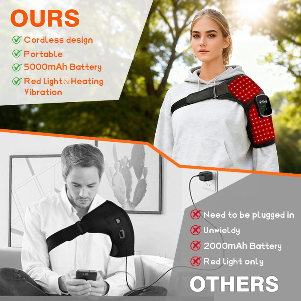 Solun belt with three heat settings providing customizable warmth