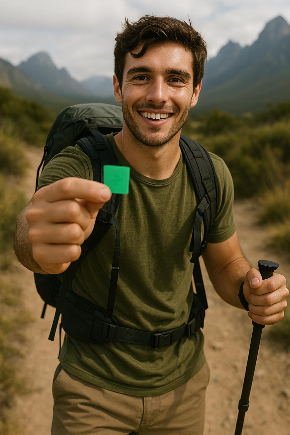 Solves Strips sugar-free vegan formula highlights clean ingredients for active lifestyles.