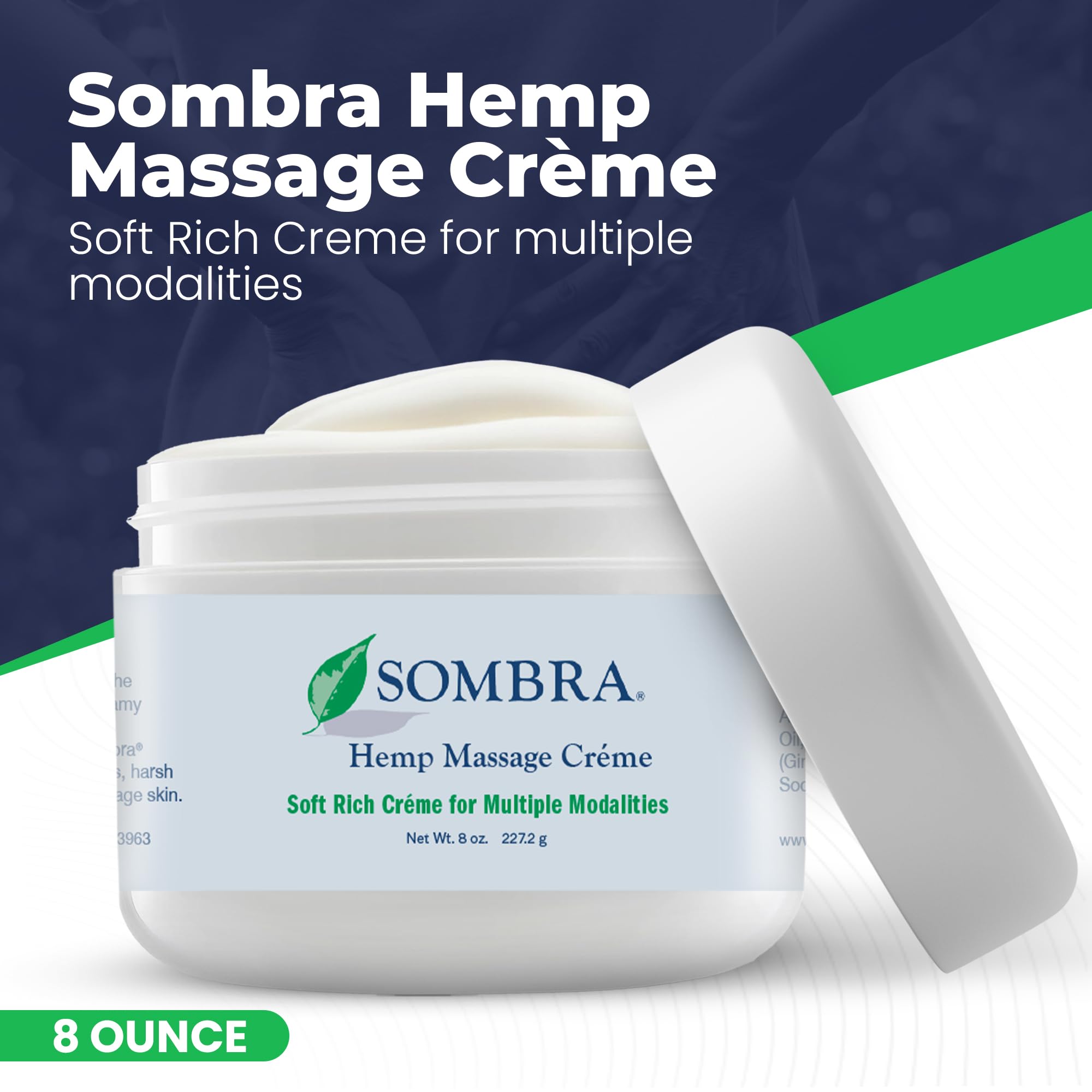 Lemongrass scent note in Sombra Hemp Massage Creme