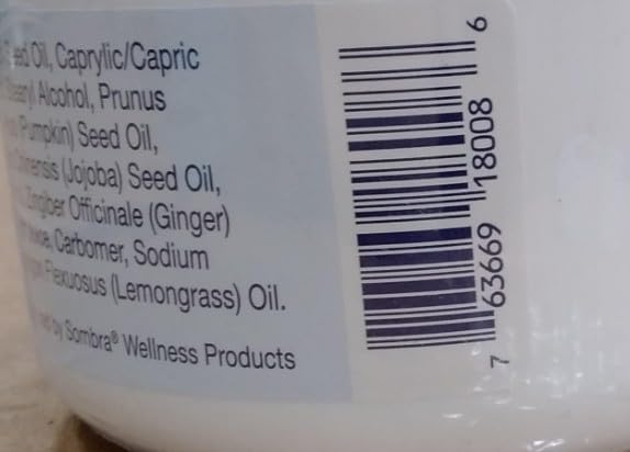 Sombra Hemp Massage Creme ready for pre-workout use