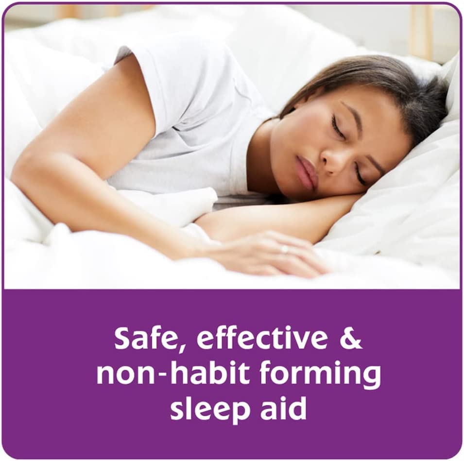 Sominex maximum strength caplets label signals stronger nighttime relief