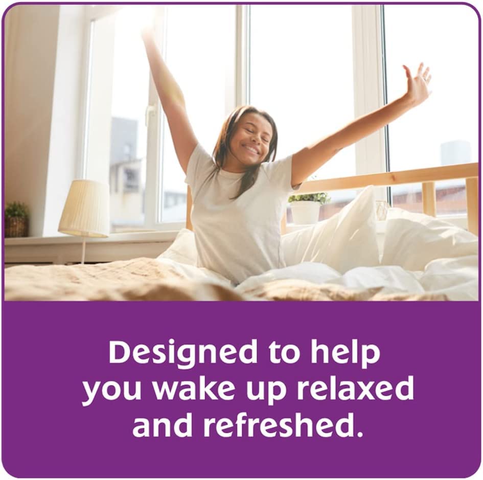 Sominex caffeine-free caplets promoting restful sleep without stimulants