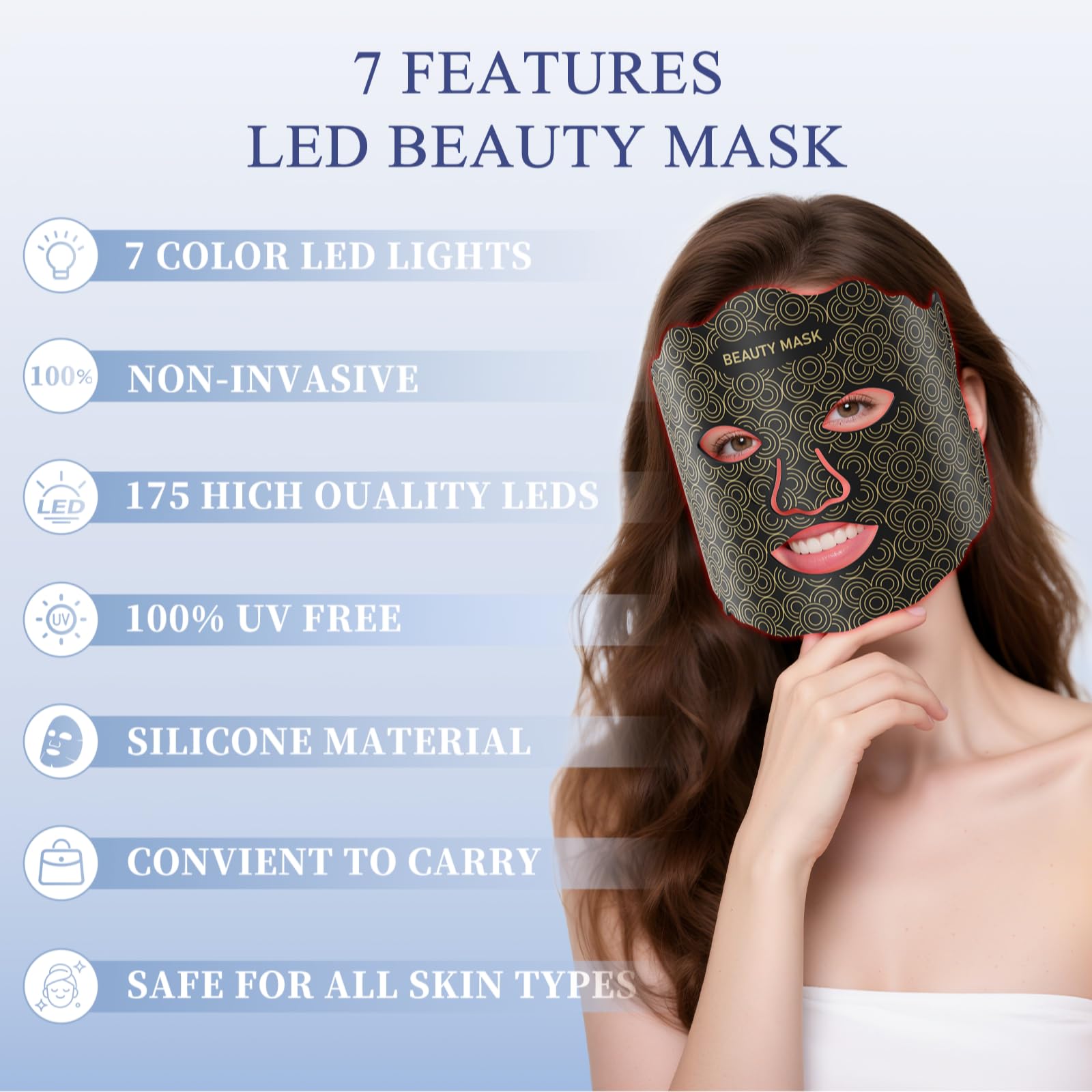 somlzu ergonomic 3D fit on a face mask for comfortable wear
