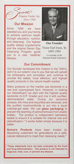 Amber glass bottle preserves potency and quality for Sonne's Detoxificant #7.