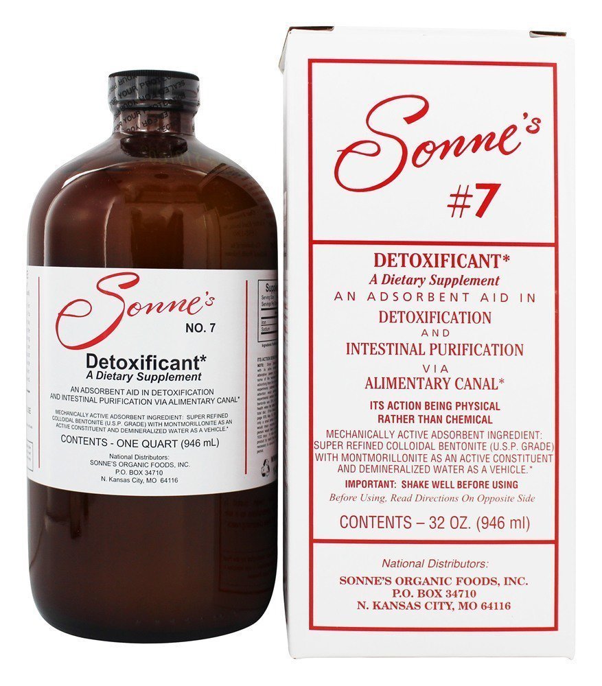 Sonne's Detoxificant 7 bottle pour for easy mix and application.