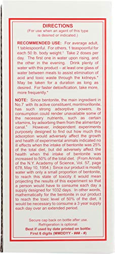 Sonne's No. 7 Detox label closeup highlighting USP-grade bentonite.