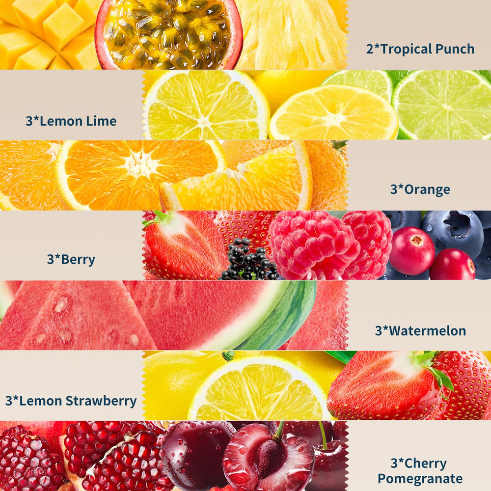 Sooergy passion-fruit mix provides energizing hydration during activity.