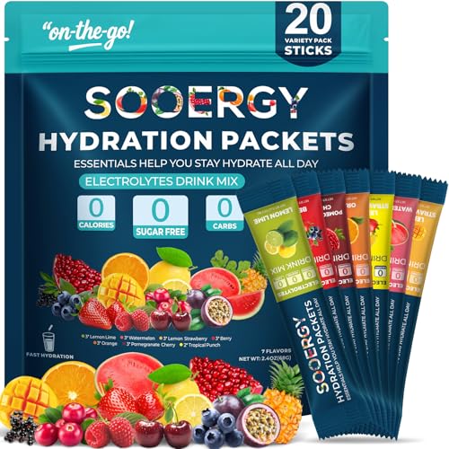 Sooergy watermelon electrolyte packet ideal for post-workout rehydration.