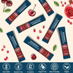 Sooergy single-serve sachet on the go for hydration