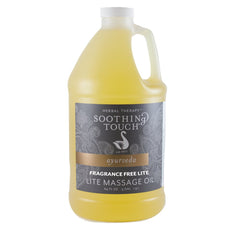 Soothing Touch Frag Free Lite Oil bottle pour for a smooth glide and moisturized skin