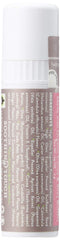 Soothing Touch Vanilla Chai lip balm application on lips provides vegan nourishment and flavor.