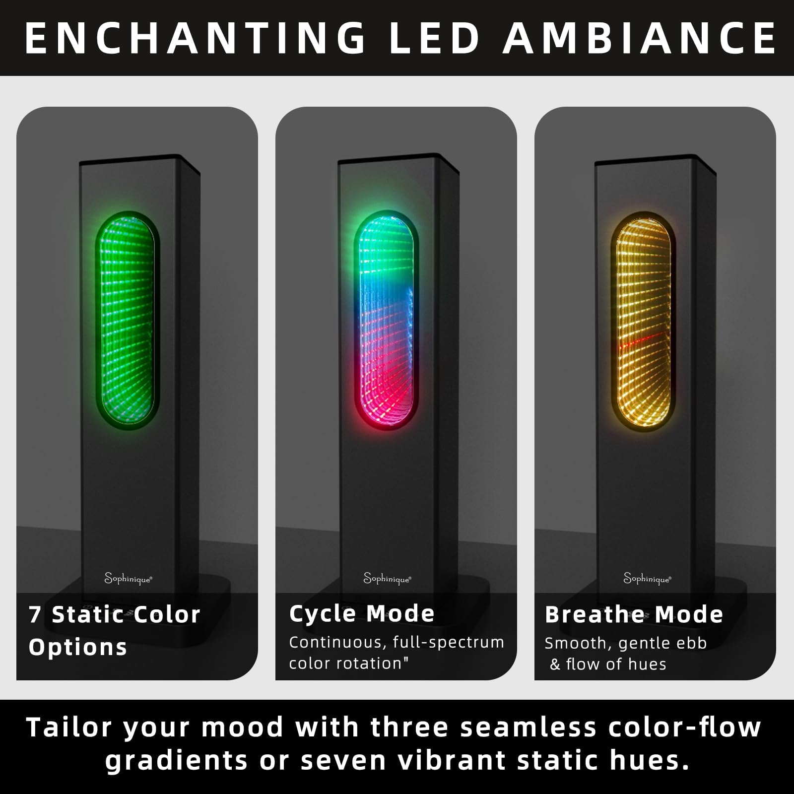 Sophinique diffuser covers up to 1000 sq ft for large living spaces
