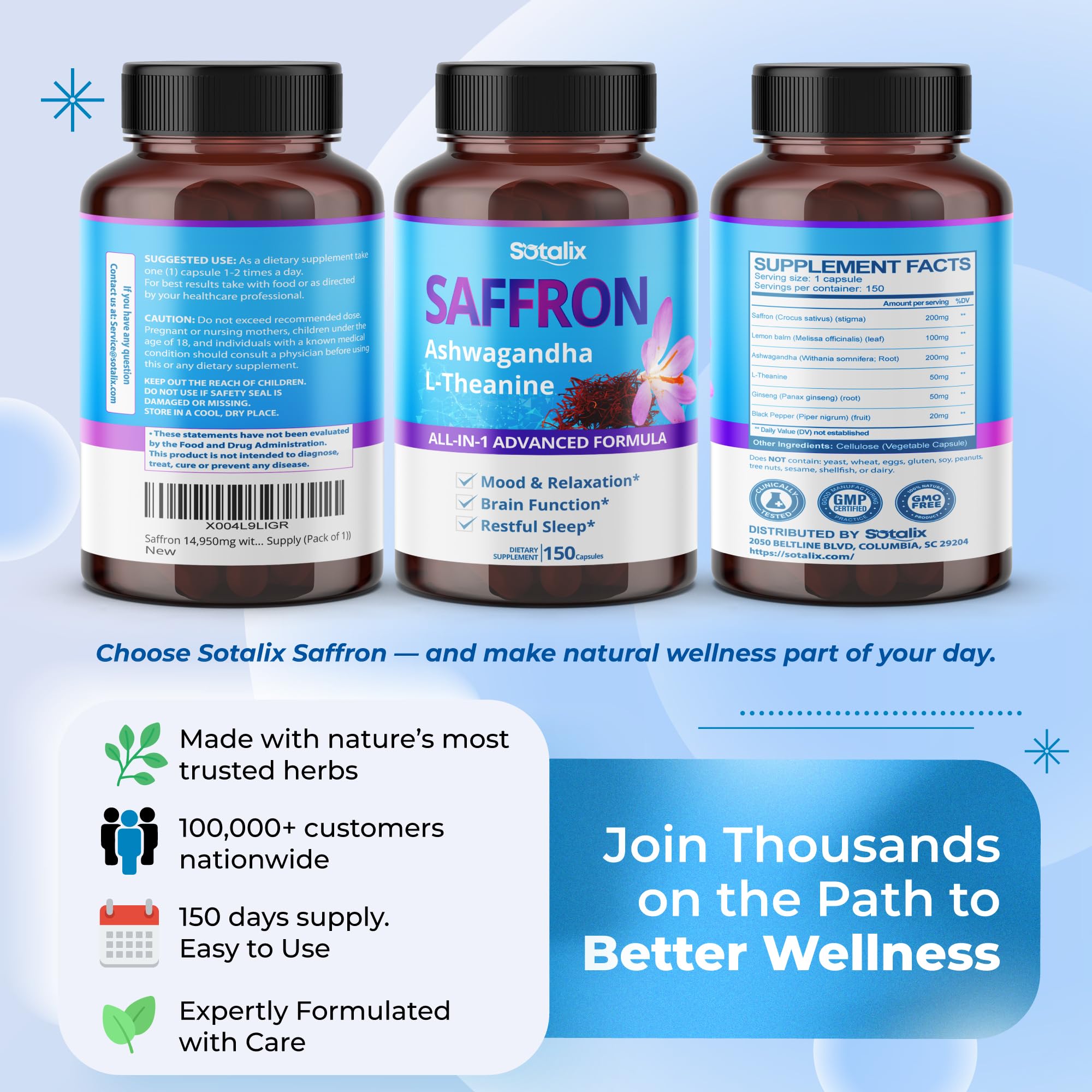 Sotalix packaging design conveying calm focus and wellness.