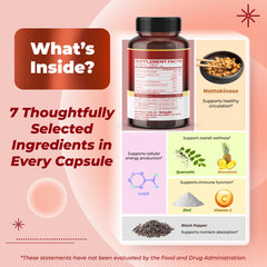 Sotalix Supplement CoQ10-ingredient shot indicating cellular energy support
