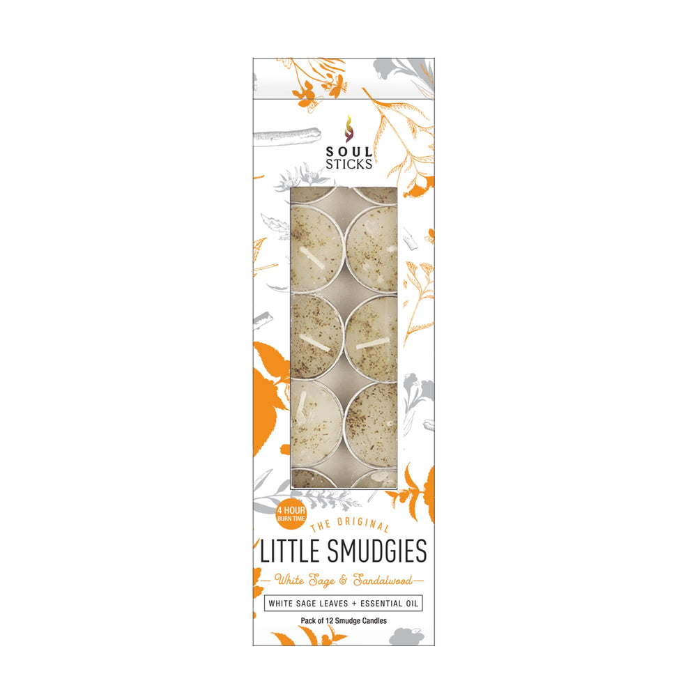 Soul Sticks Little Smudgies Palo Santo tealight candle for cleansing rituals