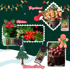 SoulOrigin Christmas candy canes oil bottle ideal for peppermint aromatherapy.