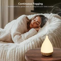 SoulOrigin diffuser with 8-color LED lights for relaxing ambiance